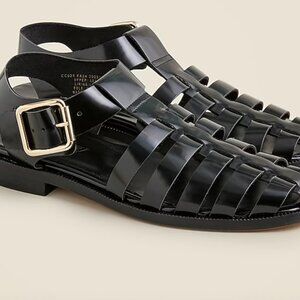 J. Crew Winona fisherman sandals in Italian leather
